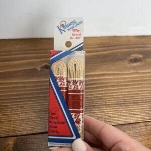 Kinney Shoe Laces Beige #4017 New Vintage 36 Inches